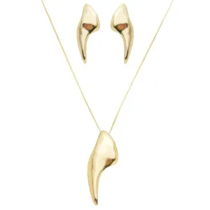 CONJUNTO BRINCO E COLAR EAR CUFF